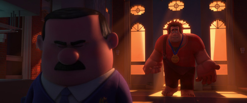 Wreck-it Ralph's annoying flaw: Ralph receptively listens to Gene's disturbing "shame on you" speech.